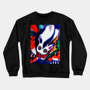 possum on red Crewneck Sweatshirt